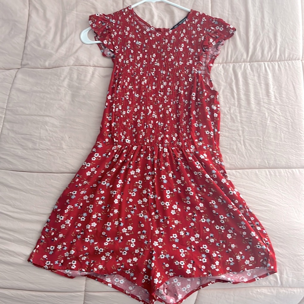 One Clothing Red Romper